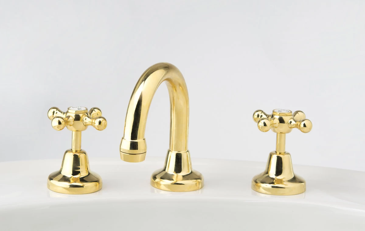 CB Ideal - Roulette - Basin Set With Fixed Gooseneck Outlet 4 CB Ideal - Roulette - Basin Set With Fixed Gooseneck Outlet - Image 2