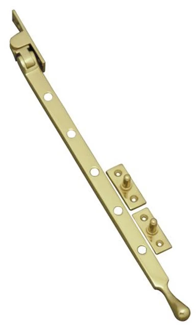 Superior Brass - Casement Window Stay - Rounded End Base Fix L250, 300mm 5 Superior Brass - Casement Window Stay - Rounded End Base Fix L250, 300mm - Image 3