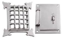 Domino Brass - Door Viewer - 'Peep Grill Hole' H130xW104mm 8 Domino Brass - Door Viewer - 'Peep Grill Hole' H130xW104mm -Home Hardware 2b3f33 0a4a02f70fba4491a523a87a58d486aemv2