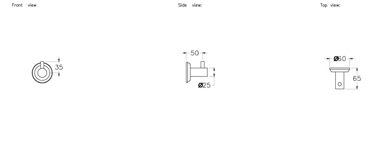 Brodware - Manhattan - Robe Hook 1.9163.00.0.01 5 Brodware - Manhattan - Robe Hook 1.9163.00.0.01 - Image 3