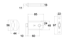 Jacksons JM40 & JM40R - Rounded Mortice Latch B60mm - Rebate Available -Home Hardware 2b3f33 198b4bf446674e2b8849c28d6bd5c2a5mv2