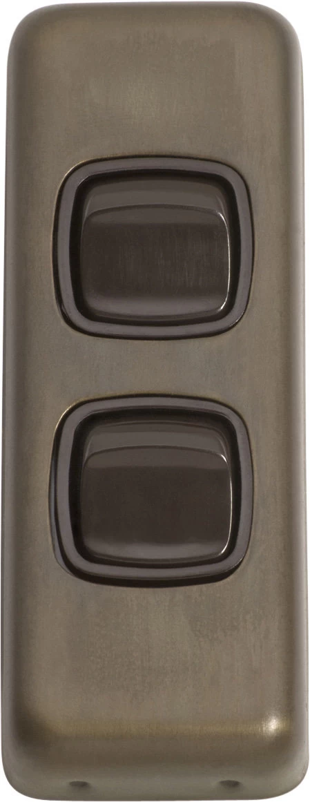TradCo - 2 Gang Architrave Rocker Switch H82xW30mm 5 TradCo - 2 Gang Architrave Rocker Switch H82xW30mm - Image 3