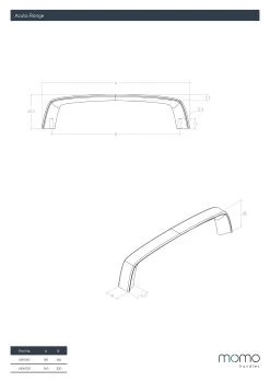 Momo Handles - Acuto - Cabinet 'D' Pull Handle CTC160, 320mm -Home Hardware 2b3f33 1efc6ef233f34004829286b057935a44mv2