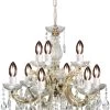 Interior Light - Zurich Gold - 9 Light Pendant Chandelier