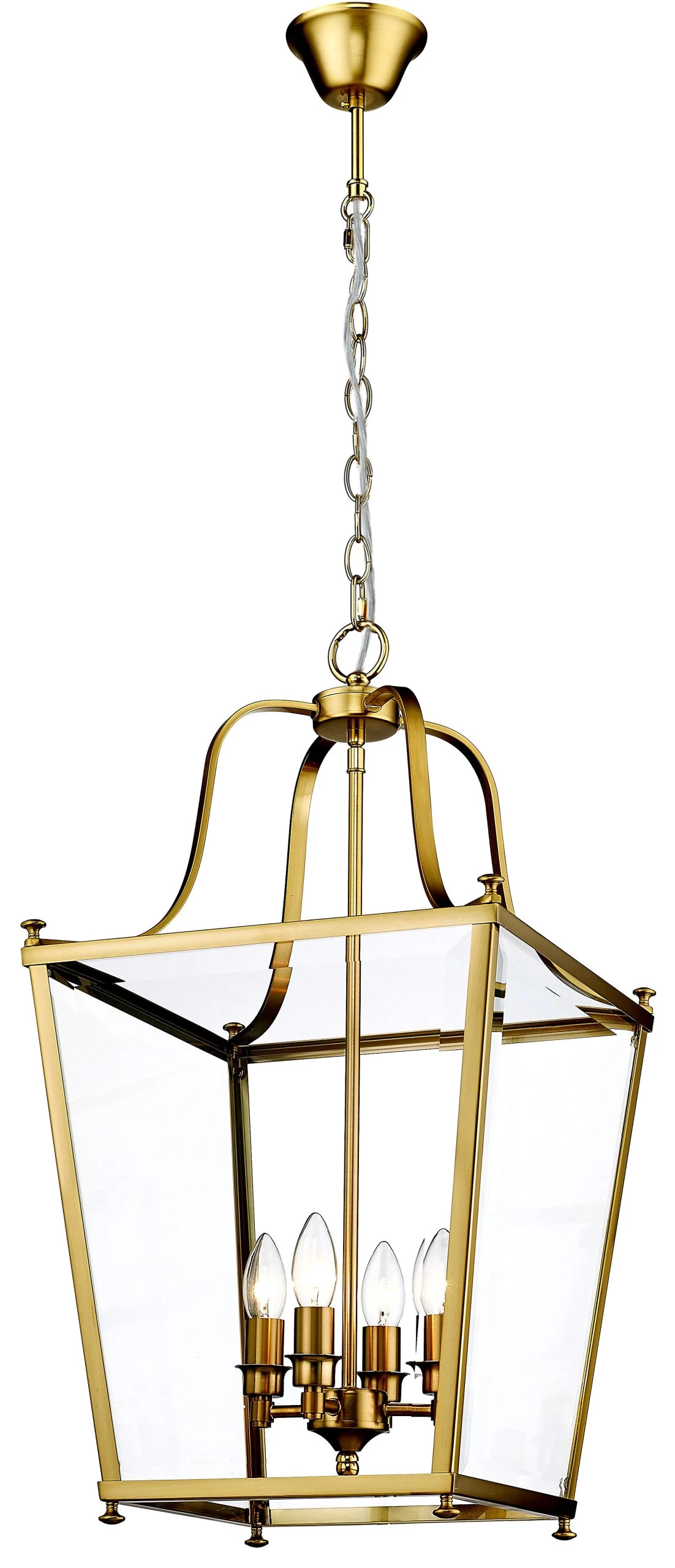 Interior Light - Montana Satin Brass - Medium Pendant Lantern 3 Interior Light - Montana Satin Brass - Medium Pendant Lantern