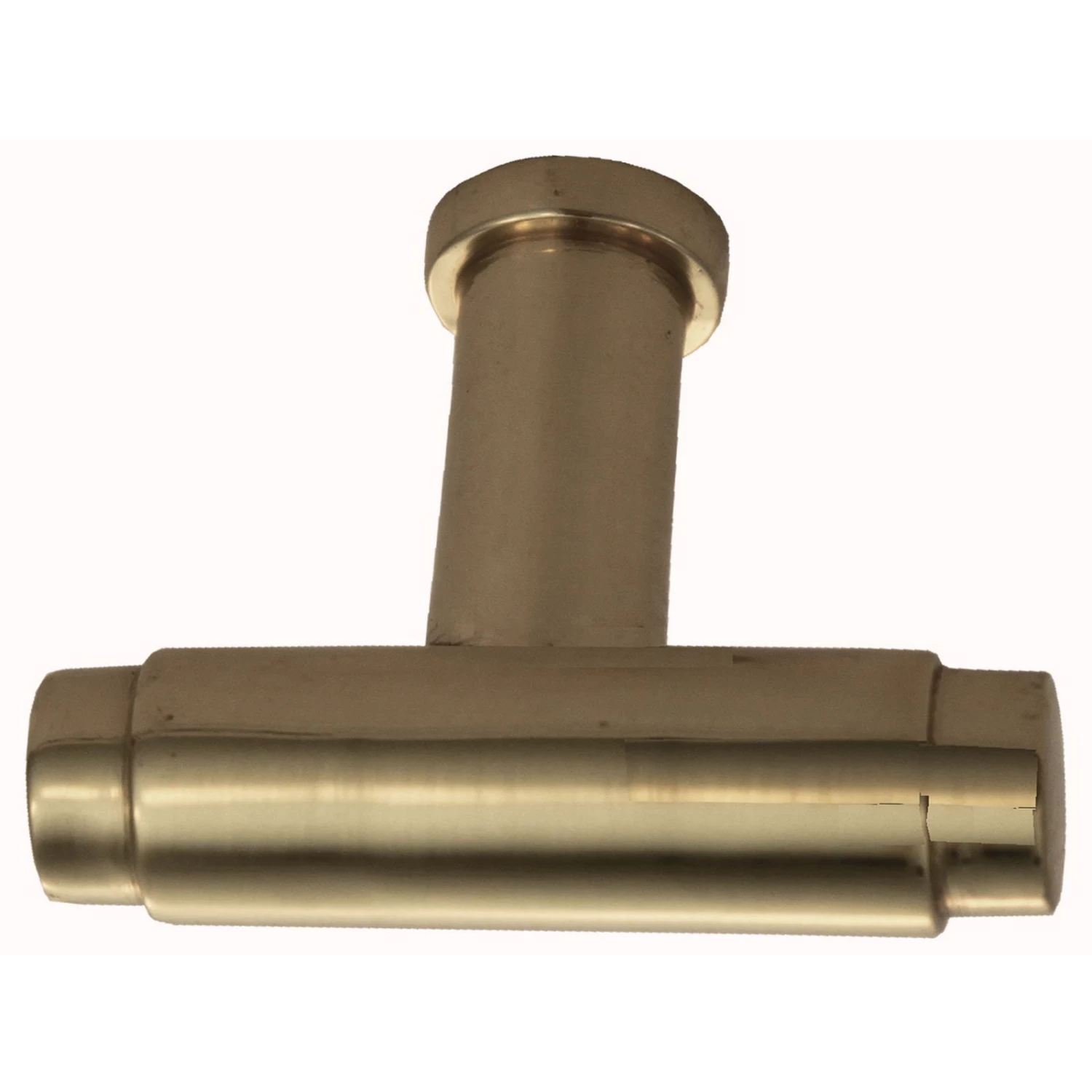 Domino Brass - Contemporary Cupboard 'T' Knob Pull - Smooth W45mm 5 Domino Brass - Contemporary Cupboard 'T' Knob Pull - Smooth W45mm - Image 3