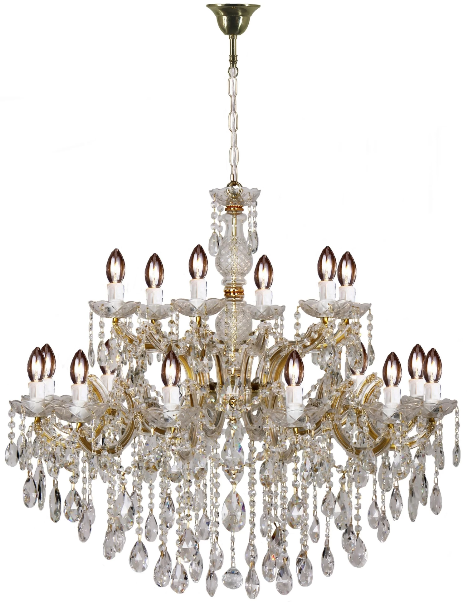 Interior Light - Zurich Gold - 18 Light Pendant Chandelier 3 Interior Light - Zurich Gold - 18 Light Pendant Chandelier