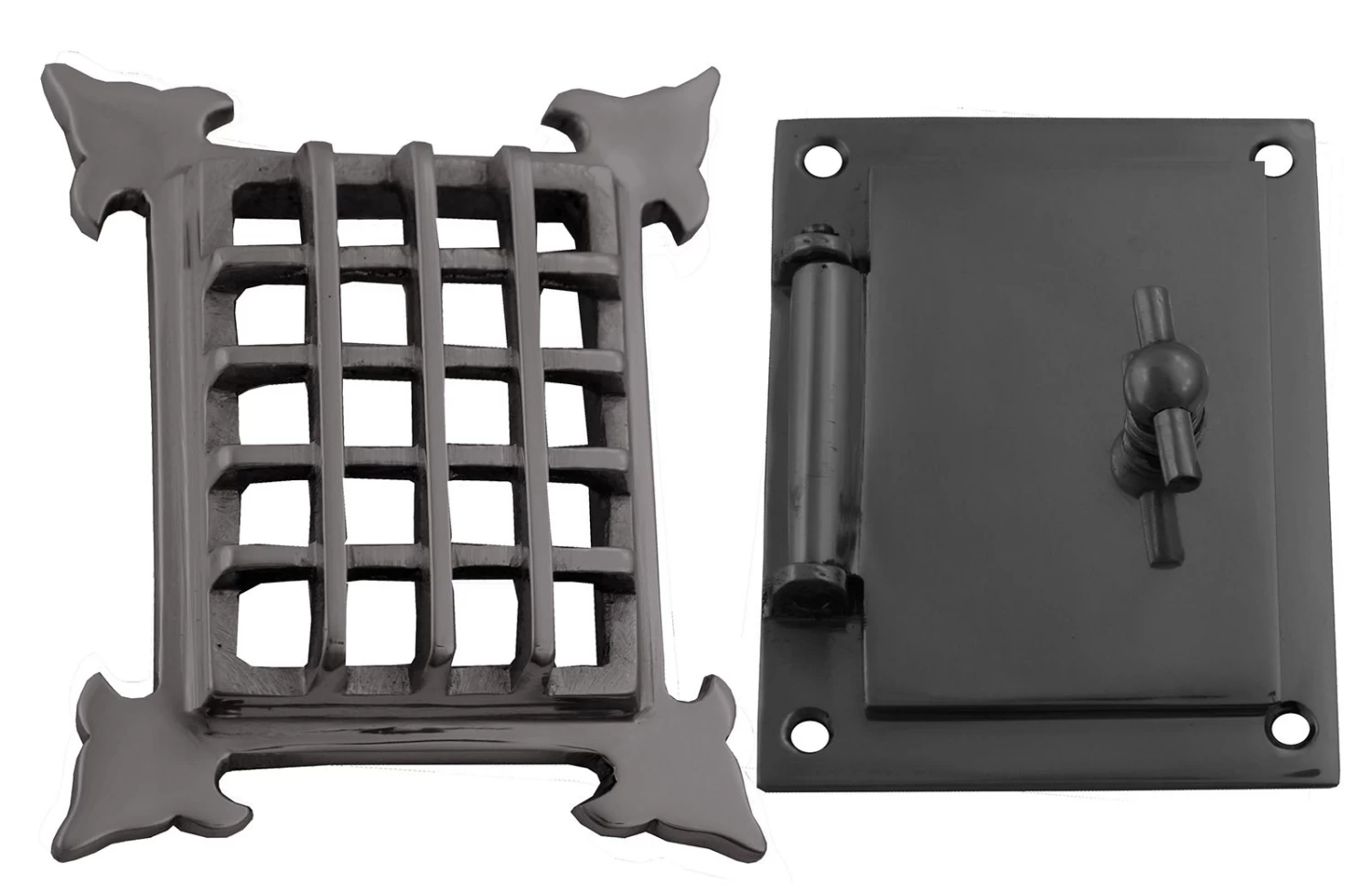 Domino Brass - Door Viewer - 'Peep Grill Hole' H130xW104mm 6 Domino Brass - Door Viewer - 'Peep Grill Hole' H130xW104mm - Image 4