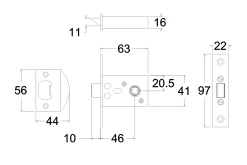 Jacksons JM46 & JM46R - Squared Mortice Latch B46mm - Rebate Available 8 Jacksons JM46 & JM46R - Squared Mortice Latch B46mm - Rebate Available -Home Hardware 2b3f33 33898a91d17a4da4916b9cb42489ca19mv2