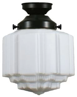 Interior Light - St Kilda - Patina Black Batten Fix