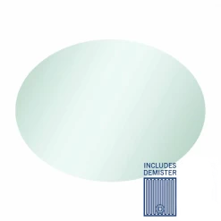 Thermogroup - Ablaze Polished Edge Demister Mirrors - Cody Oval - Various Sizes