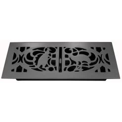 Domino Brass - Vent Duct Cover Only - Coat Of Arms Design 335x137mm