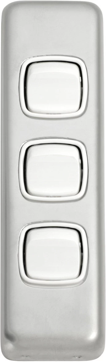 TradCo - 3 Gang Architrave Rocker Switch H108xW30mm 4 TradCo - 3 Gang Architrave Rocker Switch H108xW30mm - Image 2