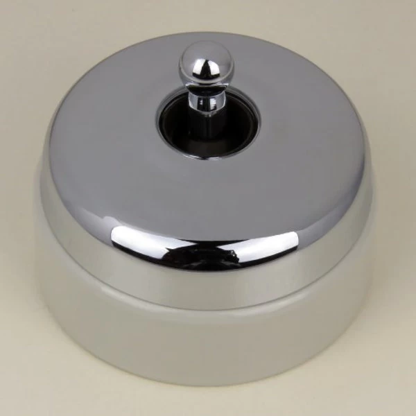 Classic Electric - 30 Series - Porcelain Base Switch - White 4 Classic Electric - 30 Series - Porcelain Base Switch - White - Image 2