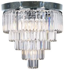 Interior Light - Celestial Chrome - 5 Tier Flush Chandelier