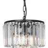 Interior Light - Celestial Matt Black - 3/4/5 Tier Pendant Chandelier