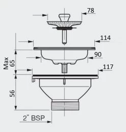 1901 Sinks - 90mm Basket Waste -Home Hardware 2b3f33 70915799c1634727854df294af44dcc3mv2