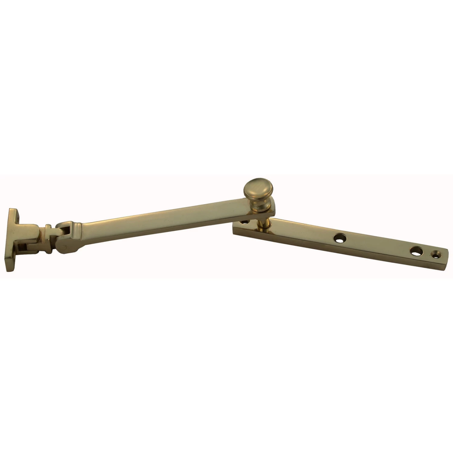 Domino Brass - Angled Sill Mount Casement Stay L175mm 3 Domino Brass - Angled Sill Mount Casement Stay L175mm