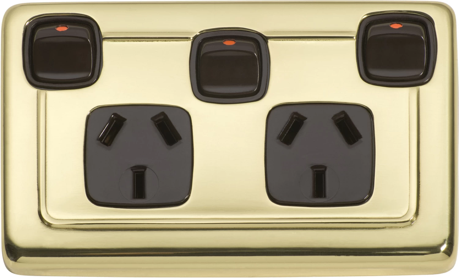 TradCo - Double Powerpoint Socket With Switch H72xW115mm 8 TradCo - Double Powerpoint Socket With Switch H72xW115mm - Image 6