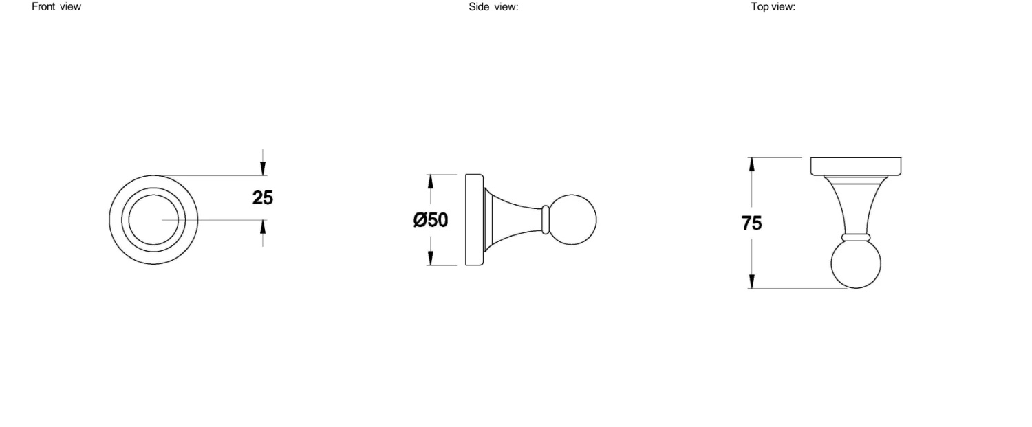 Brodware - Neu England - Robe Hook 1.8063.00.0.01 5 Brodware - Neu England - Robe Hook 1.8063.00.0.01 - Image 3