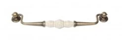 Marina Isles - County Kent - Ivory Crackle Porcelain Bale Drop Handle 224, 320mm