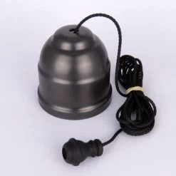 Classic Electric - 90 Series - Ceiling Switch - Black Bronze - Black Pull Cord