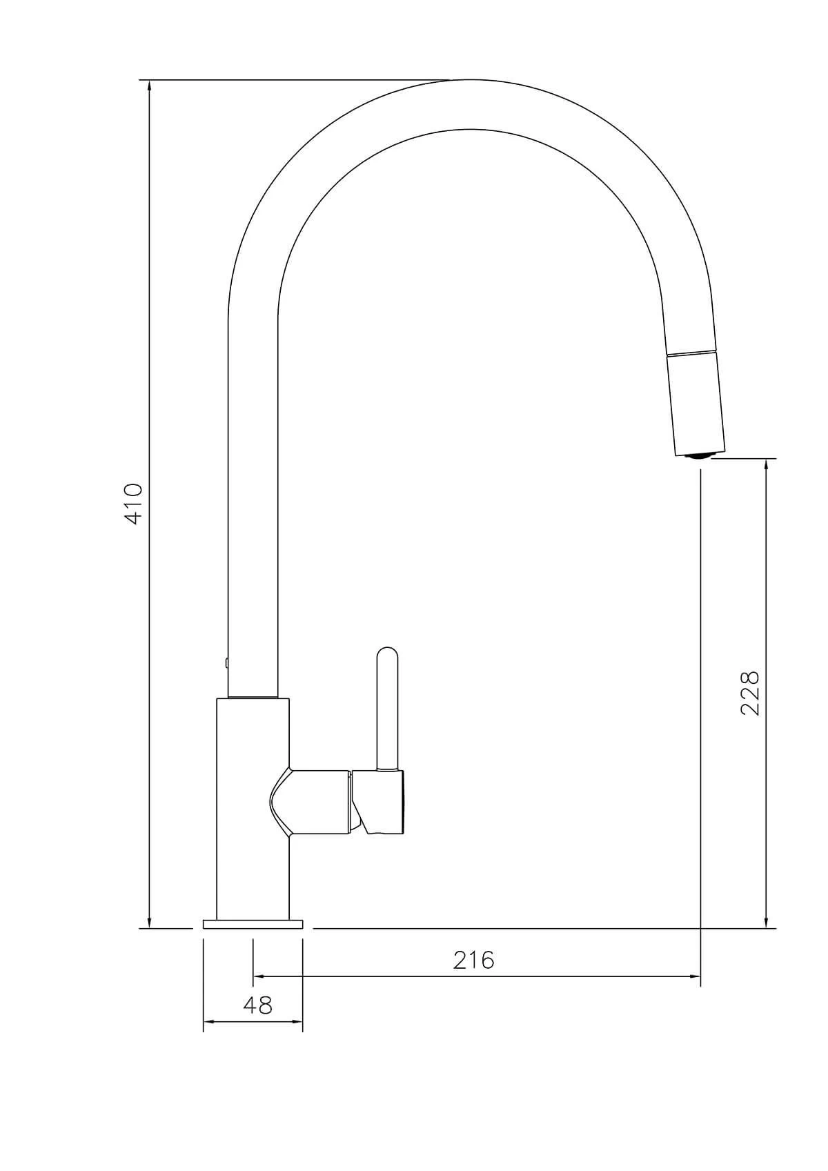 Turner Hastings - Naples Pull-Out Spray Sink Mixer 6 Turner Hastings - Naples Pull-Out Spray Sink Mixer - Image 4