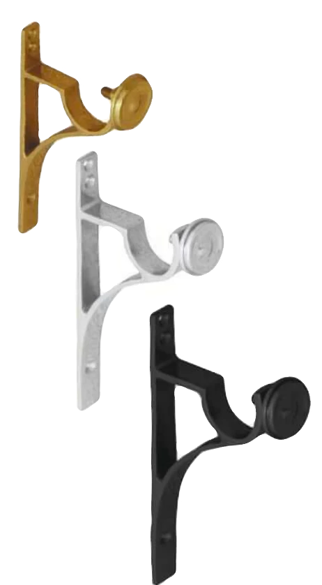 Superior Brass - Curtain Wall Mount End Bracket D19, 25, 32mm 3 Superior Brass - Curtain Wall Mount End Bracket D19, 25, 32mm