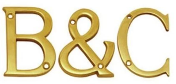 Superior Brass / Austyle - Alphabet Letters - Times New Roman H75, 150mm 3 Superior Brass / Austyle - Alphabet Letters - Times New Roman H75, 150mm