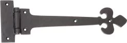 TradCo - Iron Gate Accessories - Gate Hinge - Matt Black L300xH100mm