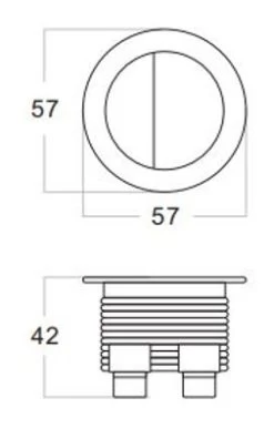 Turner Hastings - Round Toilet Flush Button -Home Hardware 2b3f33 8259c7192ffb462fb936659e882714c7mv2