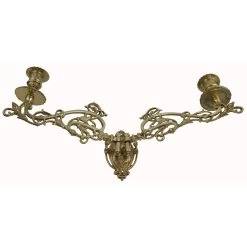 Domino Brass - Candelabra Candlestick Holder - Double Swivel 2 H140xP225mm