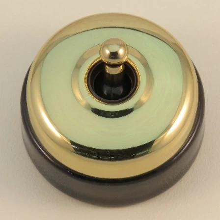 Classic Electric - 30 Series - Porcelain Base Switch - Black 5 Classic Electric - 30 Series - Porcelain Base Switch - Black - Image 3