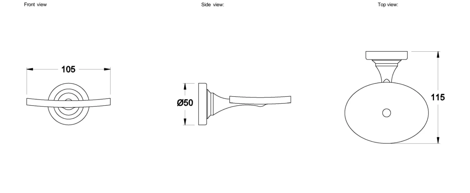 Brodware - Neu England - Soap Dish 1.8052.00.0.01 4 Brodware - Neu England - Soap Dish 1.8052.00.0.01 - Image 3