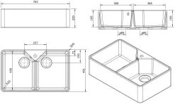 Turner Hastings - Butler - Chester 79 X 49 Fine Fireclay Double Sink 11 Turner Hastings - Butler - Chester 79 X 49 Fine Fireclay Double Sink -Home Hardware 2b3f33 8eef0ce13e4c403bbb309b1459d6b55emv2