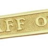 Superior Brass - Decorative Sign - 'Staff Only'