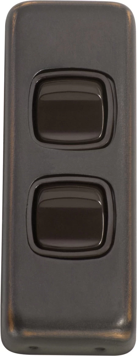 TradCo - 2 Gang Architrave Rocker Switch H82xW30mm 6 TradCo - 2 Gang Architrave Rocker Switch H82xW30mm - Image 4