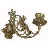 Domino Brass - Candelabra Candlestick Holder - Swivel 4 H145xP175mm