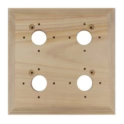 Classic Electric - Pre-Drilled Wood Block - Classic Quad W155xH155mm -Home Hardware 2b3f33 a1a9c72108824814aafe7be0a55ce6f9mv2