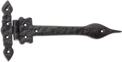 TradCo - Iron Gate Accessories - Gate Hinge - Matt Black L235xH120mm