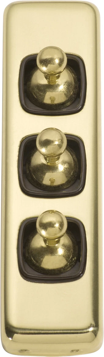 TradCo - 3 Gang Architrave Toggle Switch H108xW30mm 8 TradCo - 3 Gang Architrave Toggle Switch H108xW30mm - Image 6
