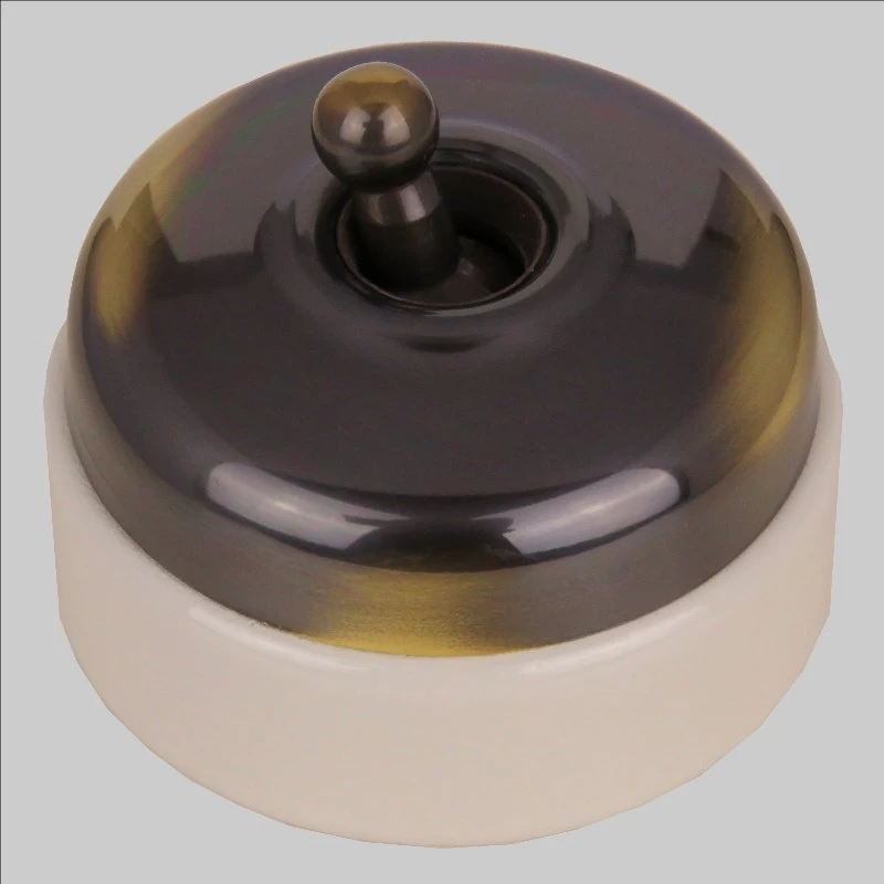 Classic Electric - 30 Series - Porcelain Base Switch - White 5 Classic Electric - 30 Series - Porcelain Base Switch - White - Image 3