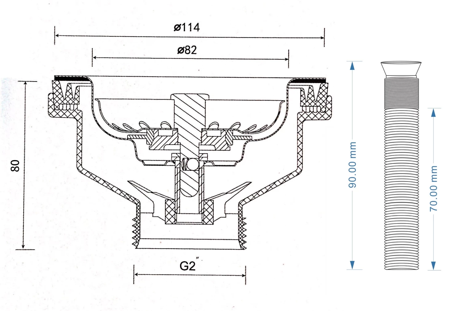 Turner Hastings - Sink Accessories - Basket Waste 90x50mm 7 Turner Hastings - Sink Accessories - Basket Waste 90x50mm - Image 5