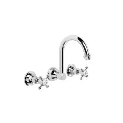 Brodware - Winslow - Wall Set With 185mm Gooseneck Spout 1.8127.00.2.01+