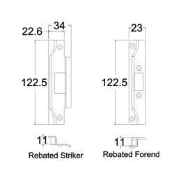 Jacksons JMC29R & JMCD46R - Rebated Euro High Security Deadbolt Lock B46, 60mm -Home Hardware 2b3f33 bd4db31bc6be416998e1c801faf0b690mv2