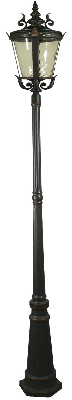 Exterior Light - Albany - Medium On Single Post
