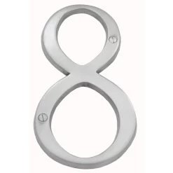 Domino Brass - Numerals - Number 8 - Design 900 (6 Sizes)