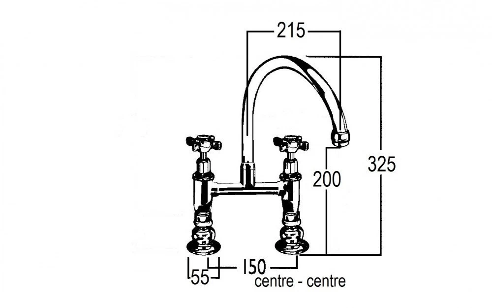 CB Ideal - Heritage - Exposed Hob Kitchen Set With Top Taps 7 CB Ideal - Heritage - Exposed Hob Kitchen Set With Top Taps - Image 5