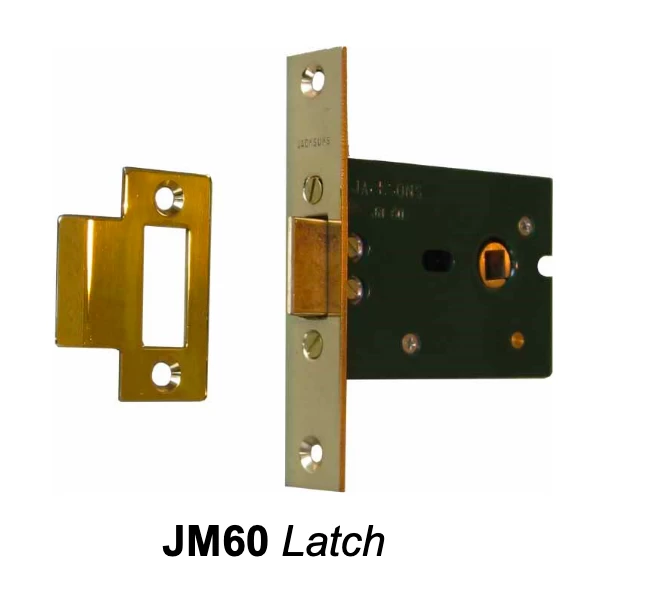 Jacksons JM60 & JM60R - Squared Mortice Latch B60mm - Rebate Available 3 Jacksons JM60 & JM60R - Squared Mortice Latch B60mm - Rebate Available