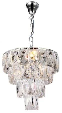 Interior Light - Waterfall - 5 Light / 4 Tier Chain Pendant Chandelier